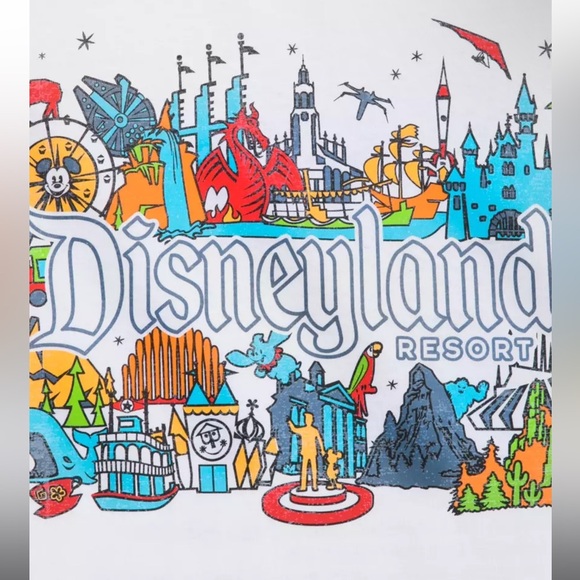 Disneyland T-shirt park rides graphic - Picture 3 of 3